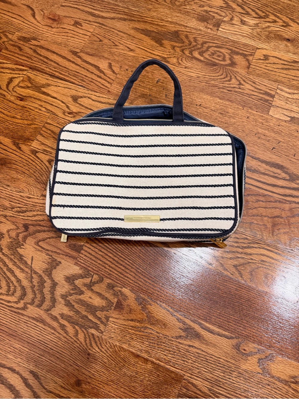 Striped Navy and Cream Women's Carry Bag